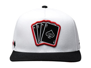JC HATS POKER WHITE | SPACE CAPS