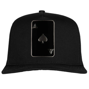 JC HATS POKER EE BLACK ON BLACK | SPACE CAPS