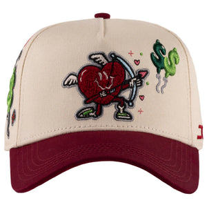 JC HATS MONEY LOVE BEIGE RED | SPACE CAPS