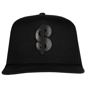 JC HATS CASH BLACK ON BLACK | SPACE CAPS