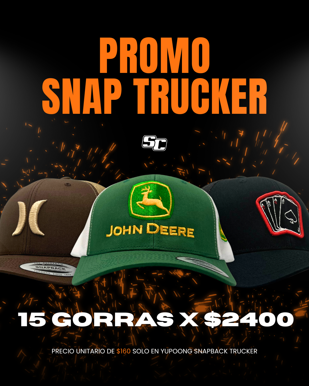 SPACE CAPS | 15 PACK YUPOONG SNAPBACK TRUCKER