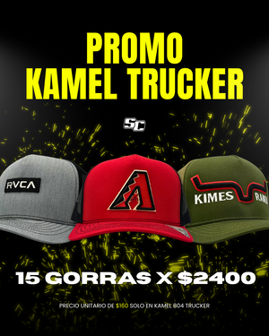 15 PACK KAMEL 804 TRUCKER | SPACE CAPS