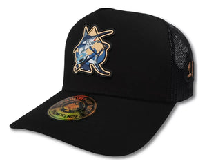 1Iron Trendy Fishing Black Malla | SPACE CAPS