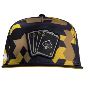 JC HATS POKER CAMO YELLOW | SPACE CAPS