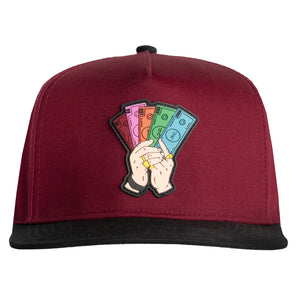 JC HATS NEVER LOOK BACK RED | SPACE CAPS