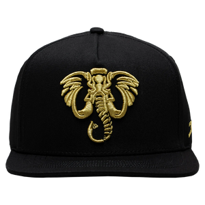 JC HATS ELEPHANT BLACK/GOLD | SPACE CAPS