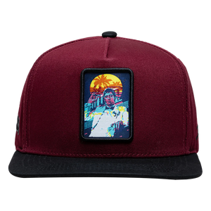 JC HATS MIAMI VIBE BURGUNDY | SPACE CAPS