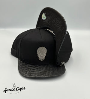 Cash Only Skull Black & Red Negra | SPACE CAPS