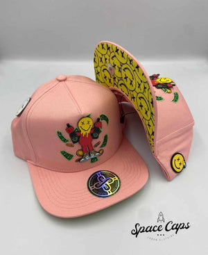 Mr. Kash Happy Face Pink | SPACE CAPS